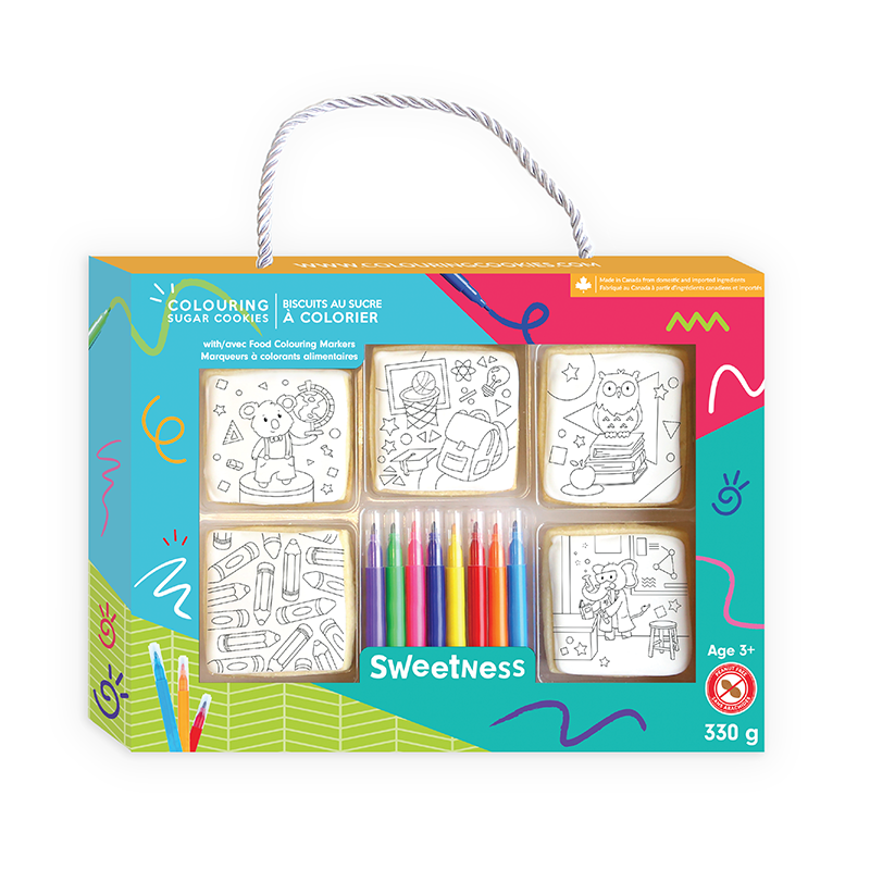 Animal Academy Colouring Cookie Kit