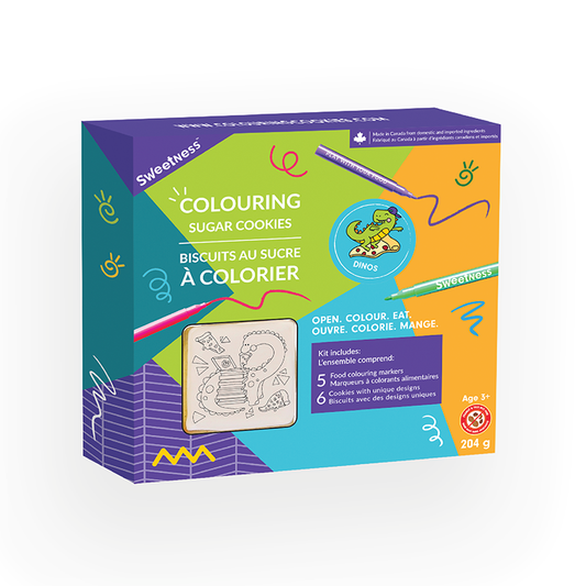 Dinos Colouring Cookie Kit