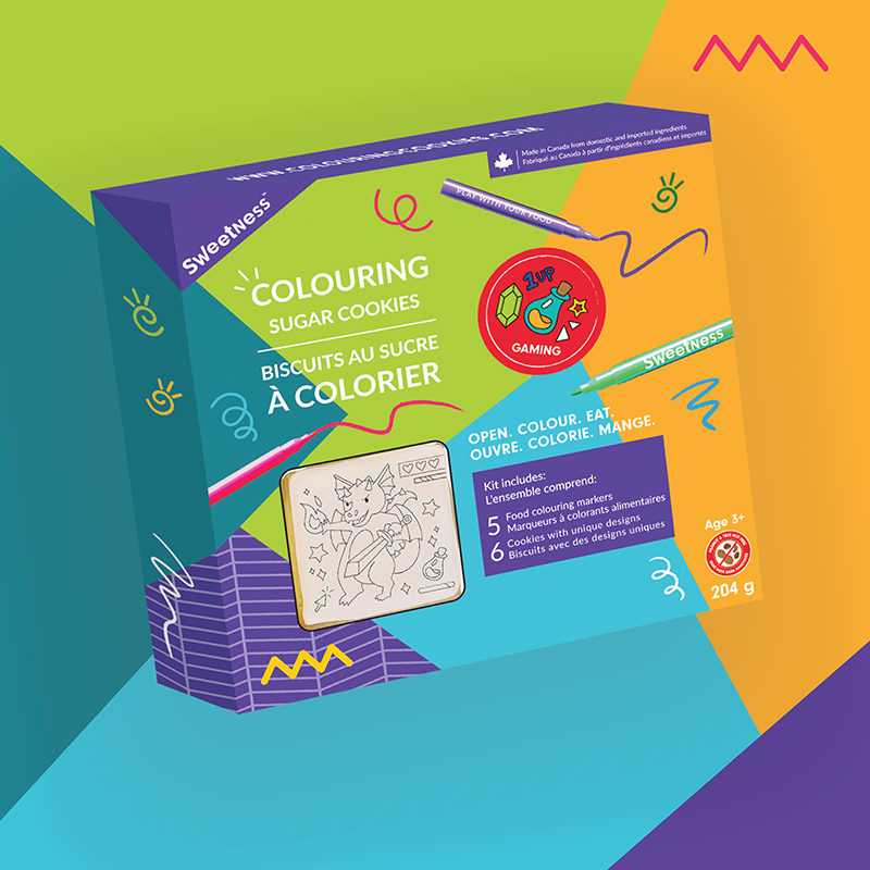 Gaming Colouring Cookie Kit