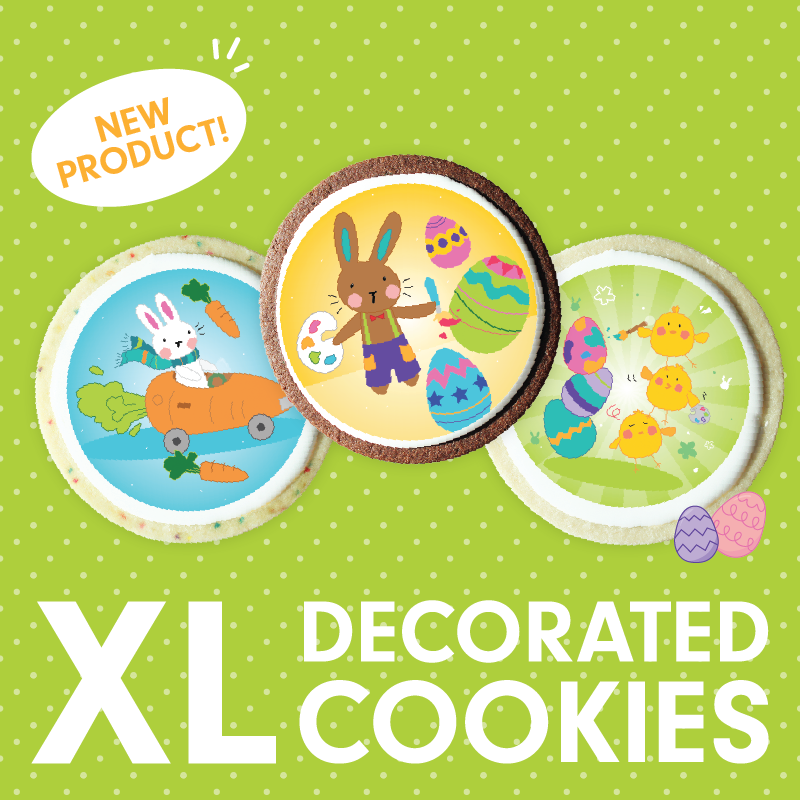 XL Decorated Sugar Cookies - Spring