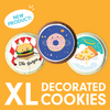 XL Decorated Sugar Cookies - Fun Food